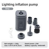 3 in 1 Electric Air Pump with Lights