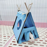 Small Animal Hideout Tent Cage House Warm Bed