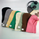 2 in 1 Children Woolen Hats Fashion Balaclava