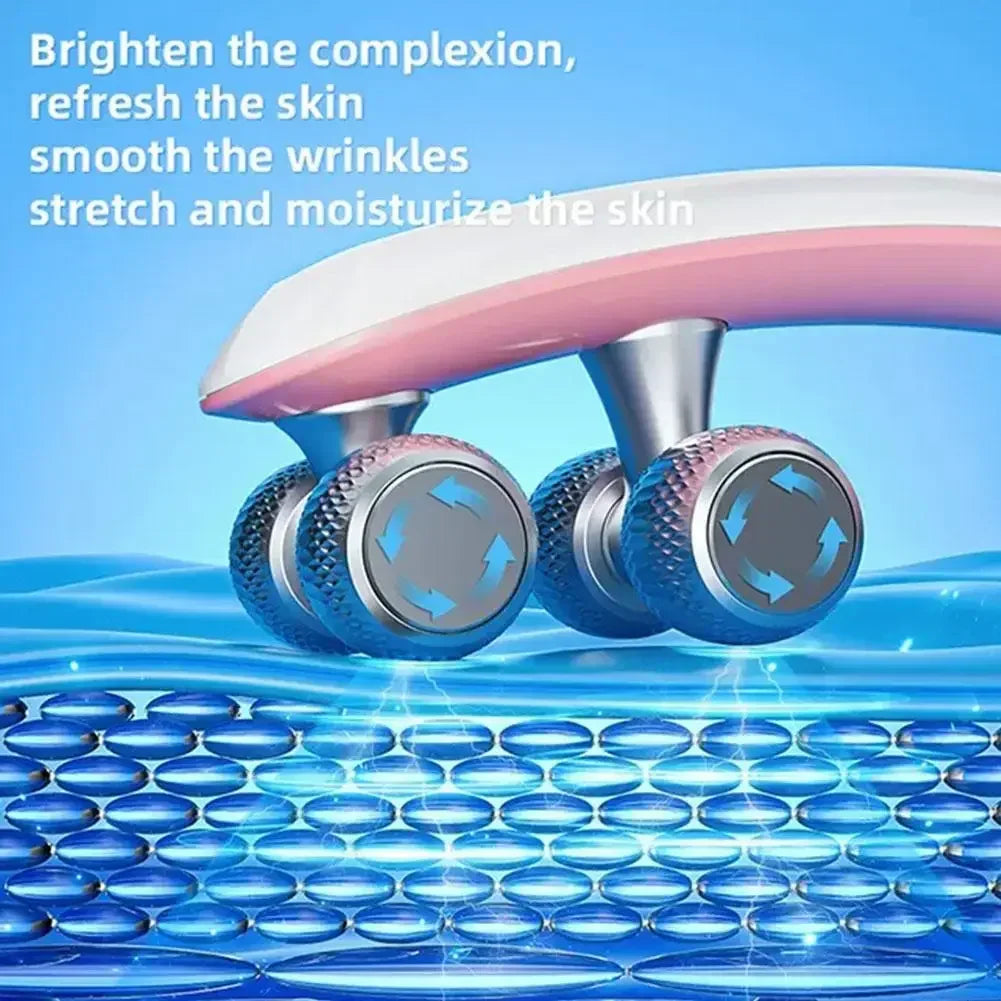 Beauty Tool EMS Face Massager Roller Y Shape