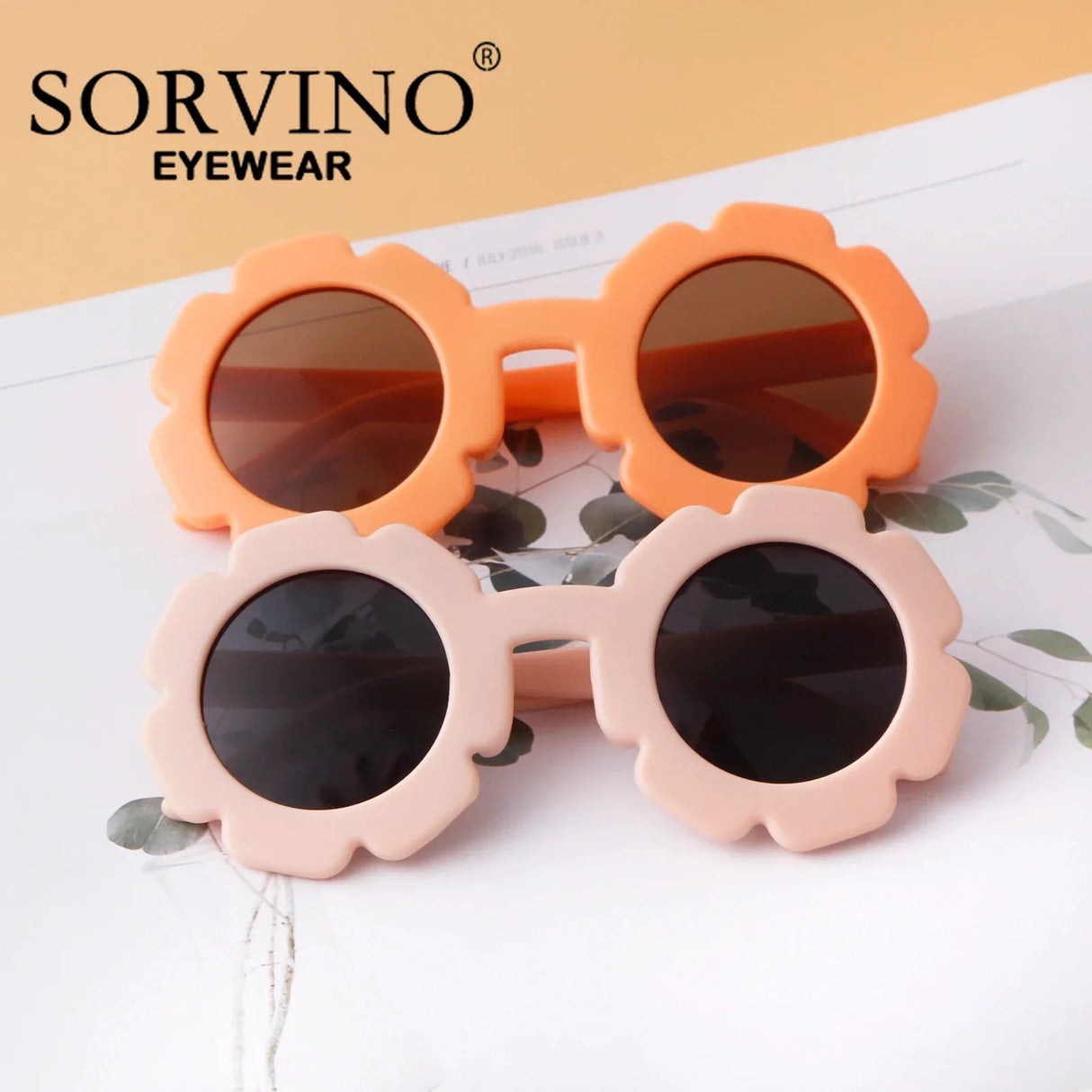 SORVINO Vintage Kids Sunglasses Child Sun Glasses Round