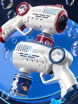 Astronaut Electric Automatic Light Bubble Machine Bubbles Gun
