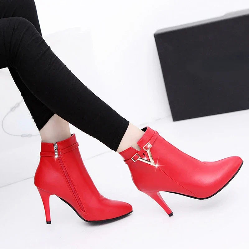 Botas Mujer Invierno Autumn Stiletto Thin High Heels