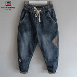 Spring and Autumn Drawstring Hip Hop Baggy Designer