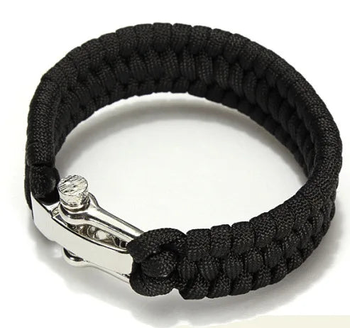 Braided Paracord Bracelets for Men Women Outdoor Camping