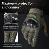 Tactical Touch Screen Full Finger Gloves Army Military