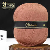 150g Solid Color Silk Cotton Yarn Soft Yarn