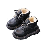 Cozy Plush Lining Children Snow Boots Anti-skid Soft
