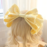 Lolita Handmade Cute Headwear Girls Oversized Bow Headband