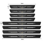 Car Door Sill Protector Carbon Fiber Threshold Decals