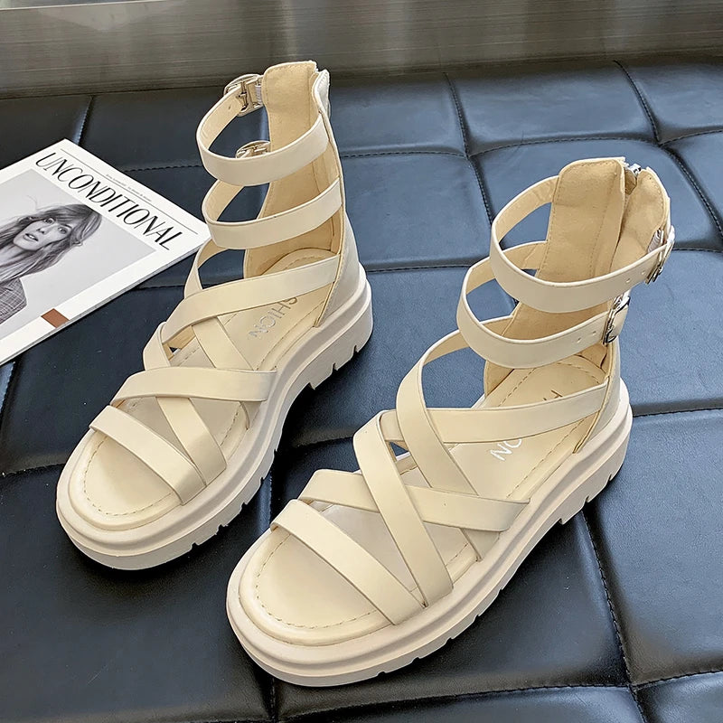 2022 Women’s Open Toe Flatform Wedges – Summer Beach Sandals