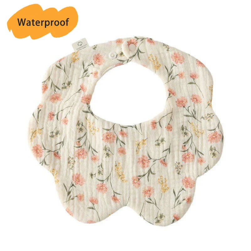 New Thickened 7 Layers Cotton Waterproof Baby Bibs