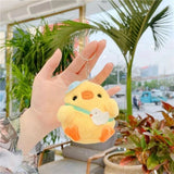 8-10cm Cute Little Yellow Chicken Pendant Plush Toy