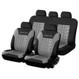 Duster Print Seat Cover Universal Fashion Track Embossed