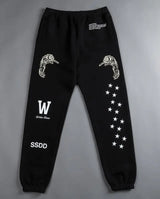 DARC Wolves Joggers Street Pants Casual Warm Oversize