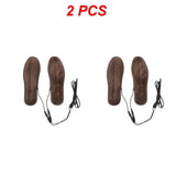 1/2PCS Heated Insoles Winter Shoe Inserts USB Charged