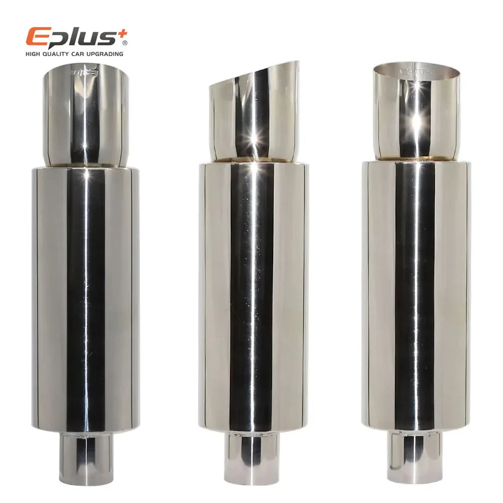 EPLUS Car Exhaust Straight Pipe Muffler Tail Pipe