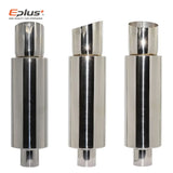 EPLUS Car Exhaust Straight Pipe Muffler Tail Pipe