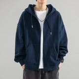 2024 American Heavyweight Basic Solid Color Cardigan Sweatshirt