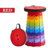 Portable Folding Camping Stools, Outdoor Telescopic Picnic Stools,