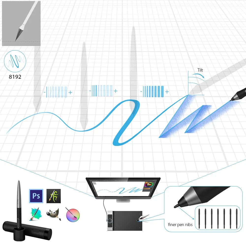 XPPen Deco Pro S M Drawing Tablet Graphics