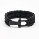 Braided Paracord Bracelets for Men Women Outdoor Camping