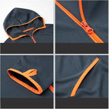 Ice Silk Hoodie Jacket Men Summer Lightweight Waterproof