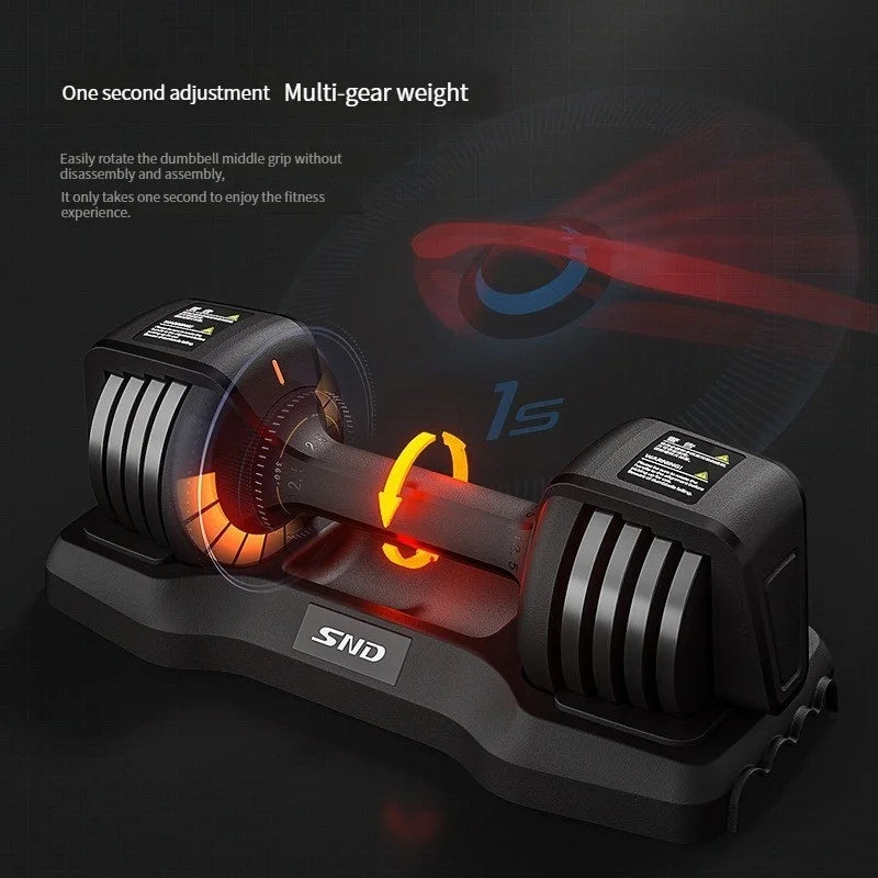 Adjustable Dumbbell Fitness Men's Pure Iron Intelligent All-In-One