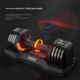 Adjustable Dumbbell Fitness Men's Pure Iron Intelligent All-In-One