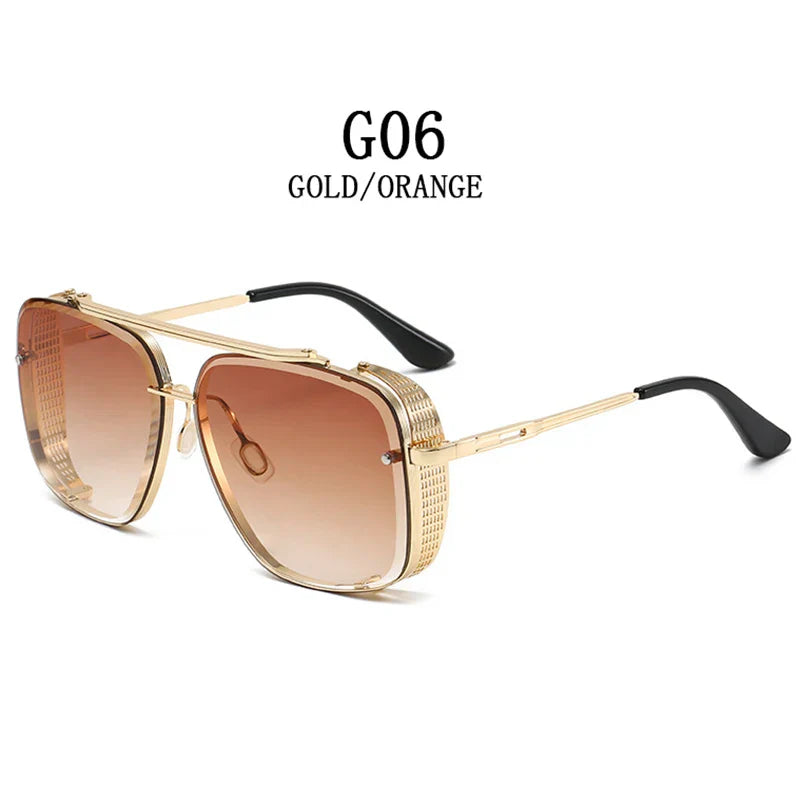 Vintage Steampunk Sunglasses Men Punk Oversized Sunglasses Women
