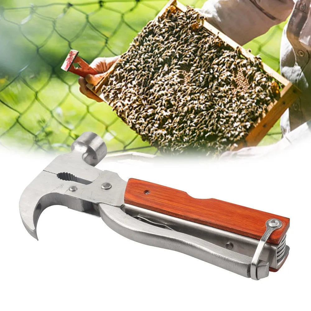 Beekeeping Bee Hive Tool Combination Claw Multifunctional Hammer