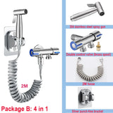 Handheld Bidet Sprayer Set 304 Stainless Steel Spray