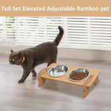 Double And Food Bowls Feeder & Stainless For