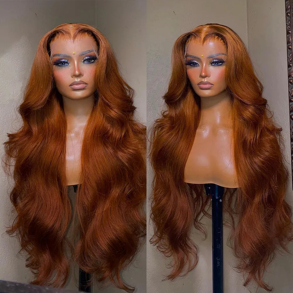 Ginger Body Wave 13x4 Lace Front Human Hair