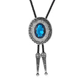 Western denim Bolo Tie crystal diamond tie fashion