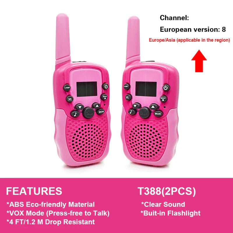 T388 Walkie Talkie Children Radio Receiver Walkie Talkie