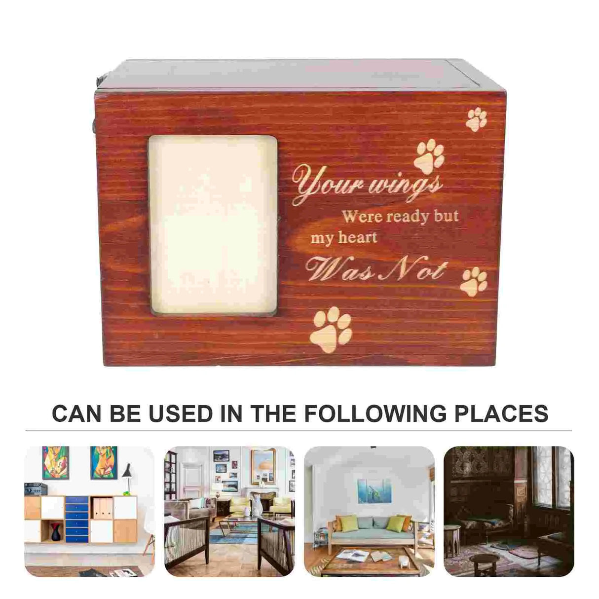 Box Pet Ashes Urn Dog Memory Cremation For