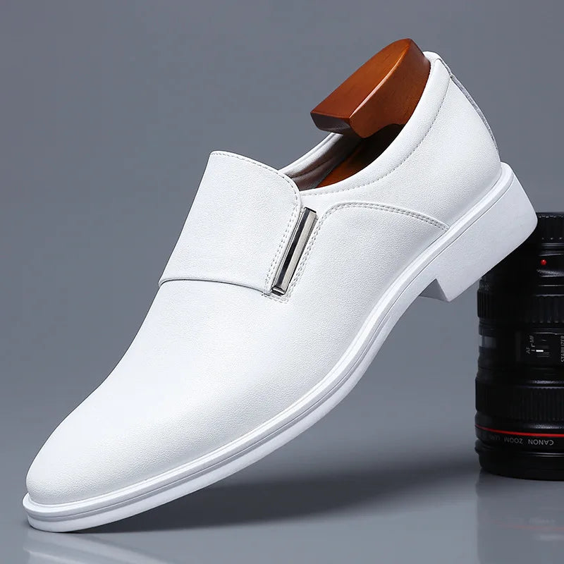 New Fashion Dress Men's Shoes Pointed Toe Leather
