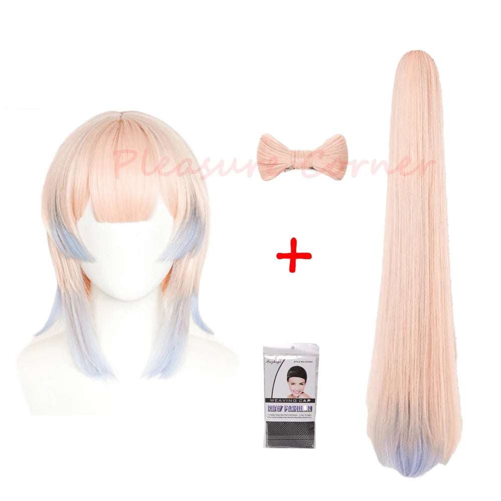 Genshin Impact Kokomi Cosplay Wig Gradient Mixed Color