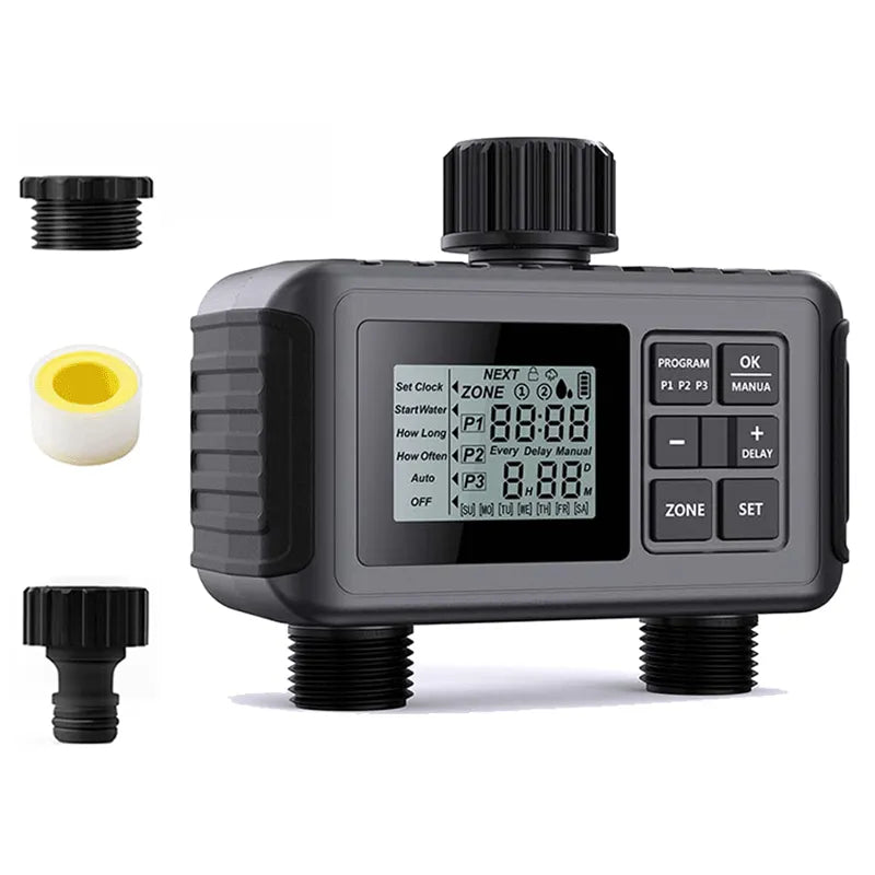 Large Screen Display Irrigation Controller Outdoor 2 Zone