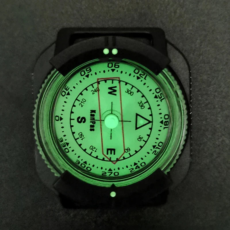 Waterproof Outdoor Compass Professional 60M /197Ft Diving Compass