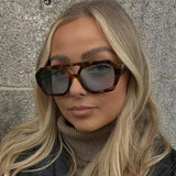 Fashion Pilot Oversized Sunglasses For Women New Double