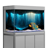 Aquarium Background Sticker, Underwater Cave Stone HD Printing