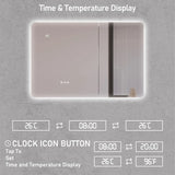 MIRPLUS 36 X 24 inch Bathroom Medicine Cabinet