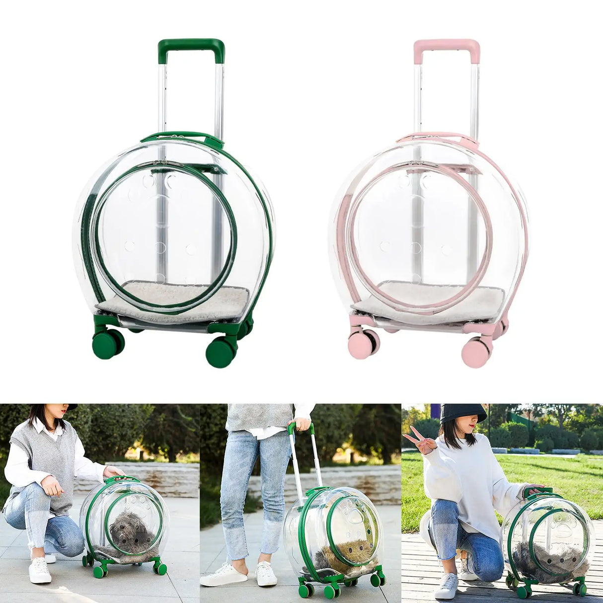 Trolley Case Travel Tote Cats Dogs Carrying Bag