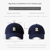 60-65cm 63-70cm Big Head Baseball Cap Men Women