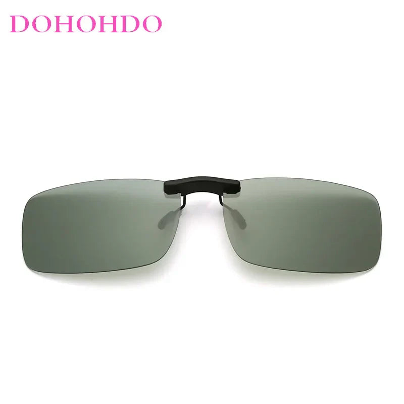 DOHOHDO 2023 New Rimless Polarized Clip On Sunglasses