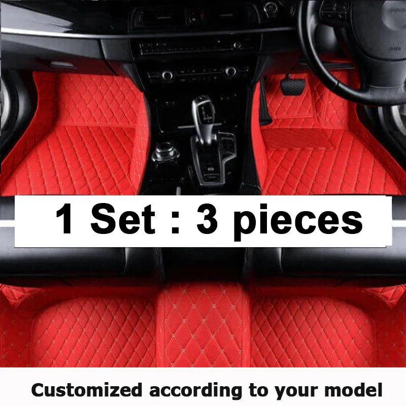 Custom Made Leather Car Floor Mats For Toyota