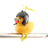 Motorcycle Accessories Cute Duck with Propeller Helmet Broken