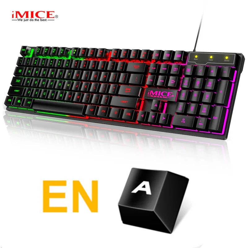 Gaming keyboard Gamer keyboard with backlight USB 104